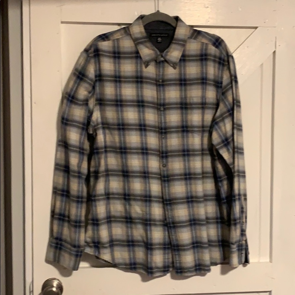 Saks fifth Avenue long sleeve flannel shirt XL